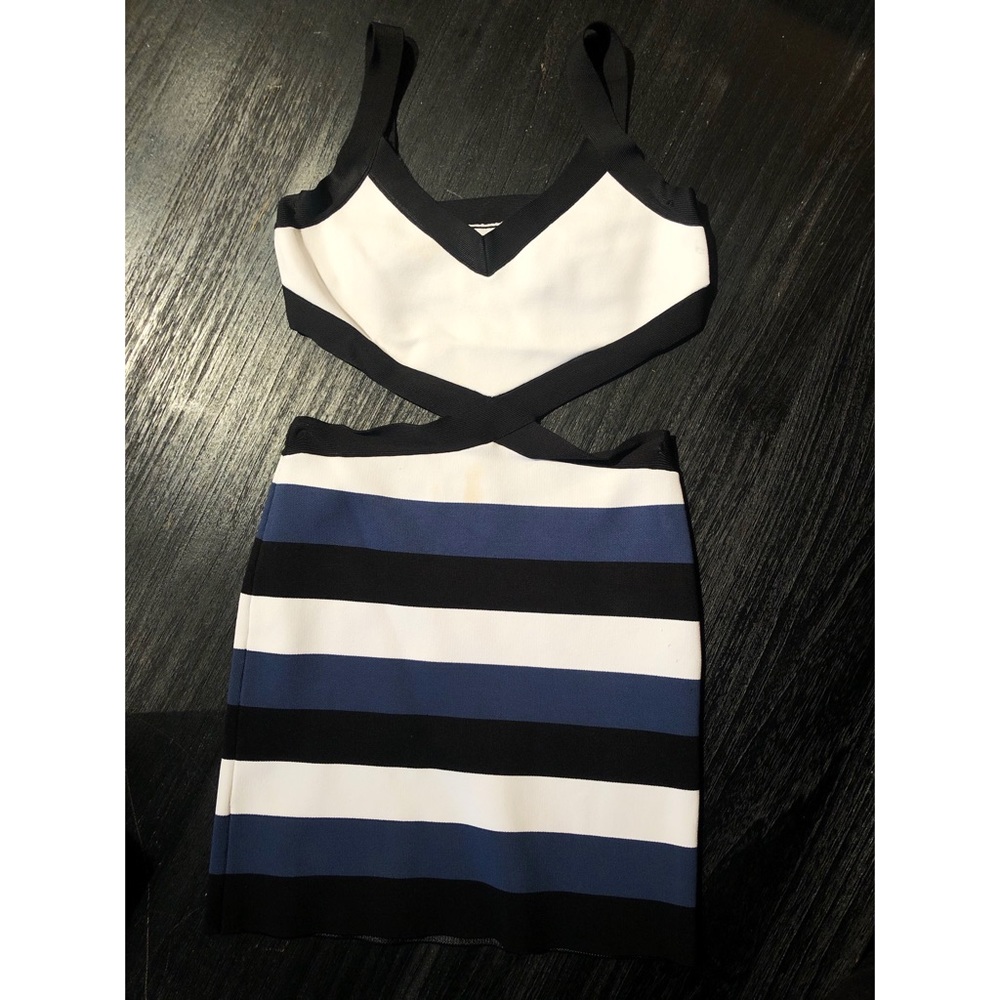 BCBGMAXAZRIA Cutout Dress